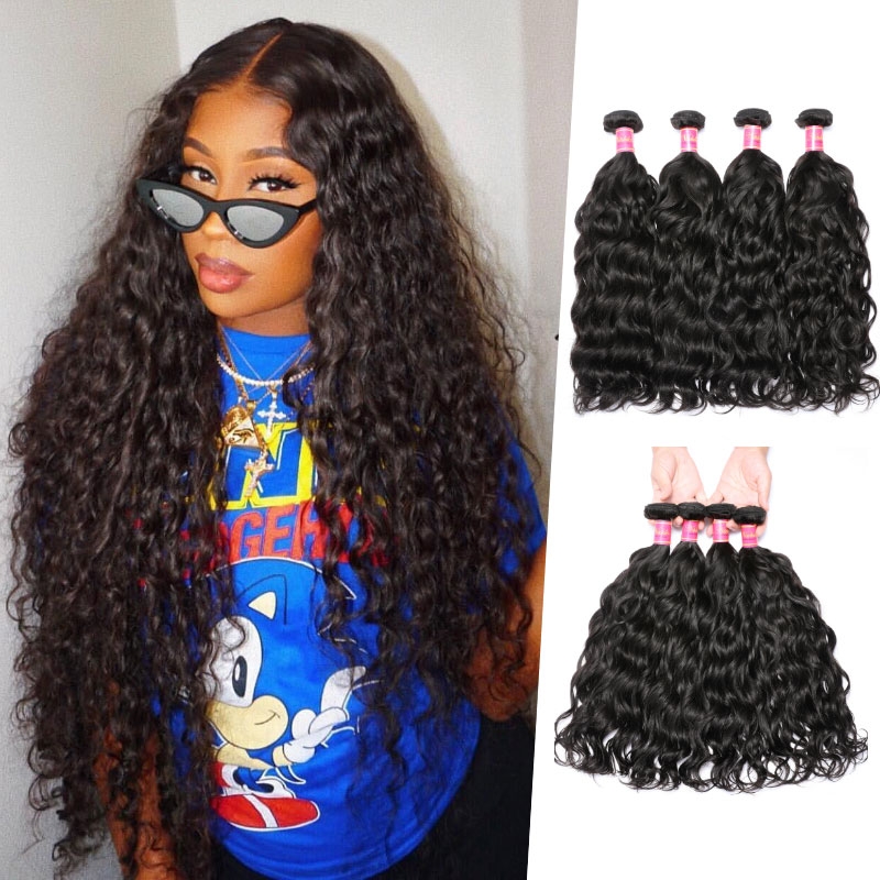 Nadula Brazilian Virgin Hair Weave Natural Wave 4 Bundles Double Wefted Brazilian Wavy Hair Extensions
Nadula Brazilian Virgin Hair Weave Natural Wave 4 Bundles Double Wefted Brazilian Wavy Hair Extensions
