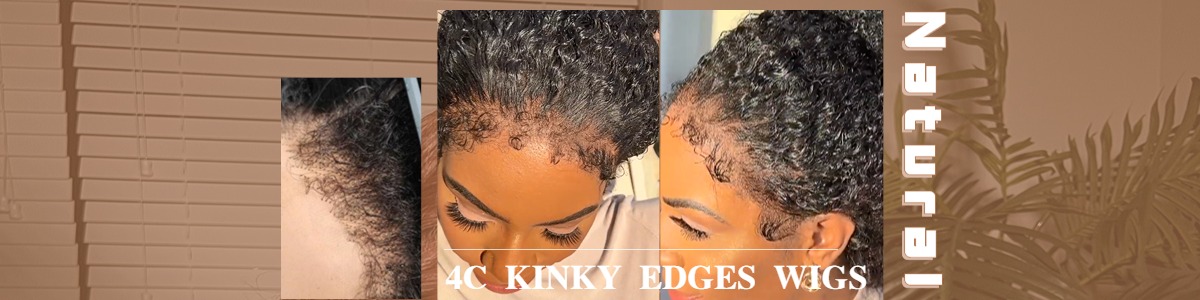 Kinky Curly Edges Wigs