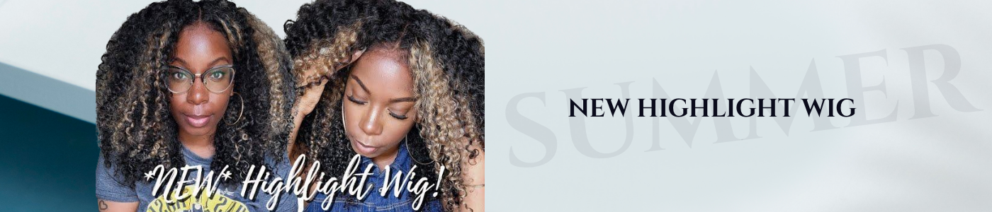 Skunk Stripe Highlights Wig