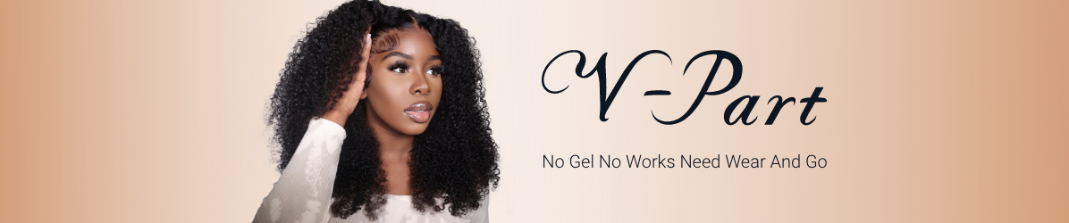 U part/ V Part Human Hair Wigs