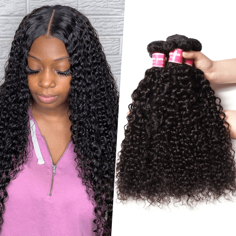 

Nadula Wholesale 3 Bundles of Malaysian Jerry Curly Hair Weave Bundle Deals