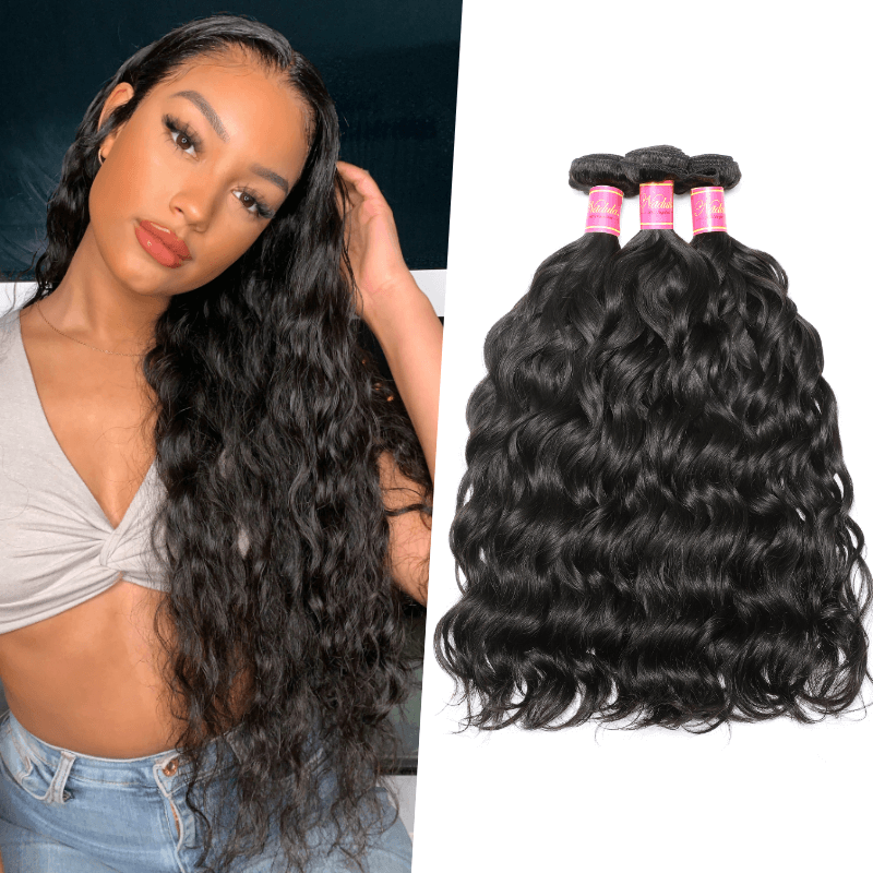 

Nadula 3 Bundles Brazilian Virgin Hair Quality Natural Wave Real Brazilian Virgin Human Hair Weave Deal