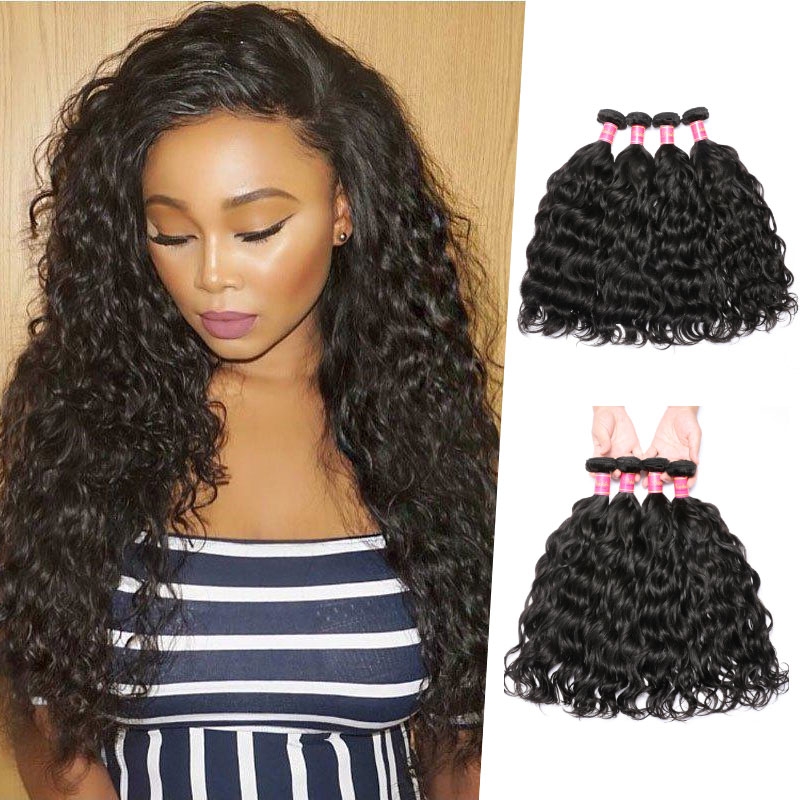 

Nadula Quality Brazilian Natural Wave Hair 4 Bundles Soft Virgin Brazilian Hair Weave Free Shipping