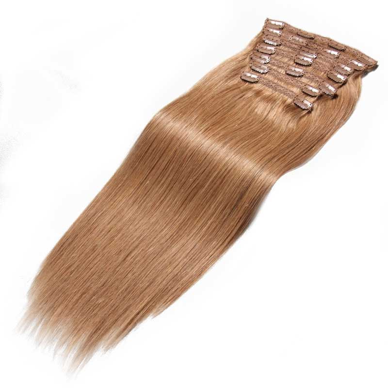 

Nadula #12 Honey Blonde160g/220g Pre Page Clip In Hair Extensions Real Human Hair
