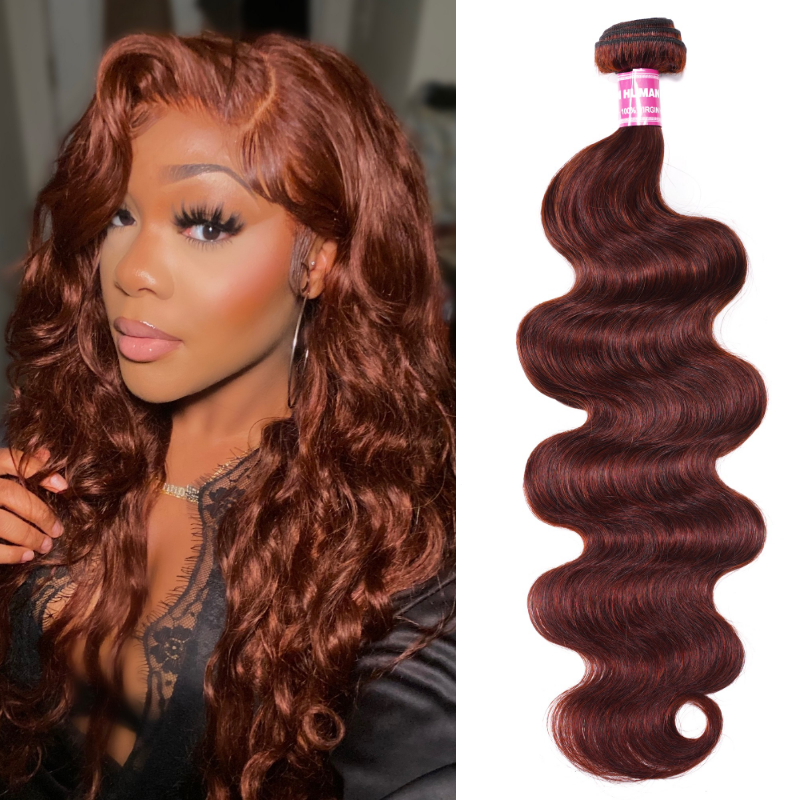 

Nadula Body Wave Virgin Remy Hair Weave1 Bundle Dark Aubrn Reb Brown Color Price