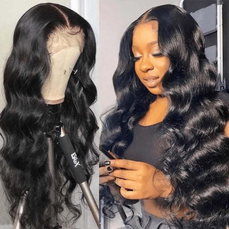 

Nadula 13x4 Lace Front HD Lace Wig Match All Skin Body Wave Glueless 200% Density Remy Wig At Good Price With Baby Hair
