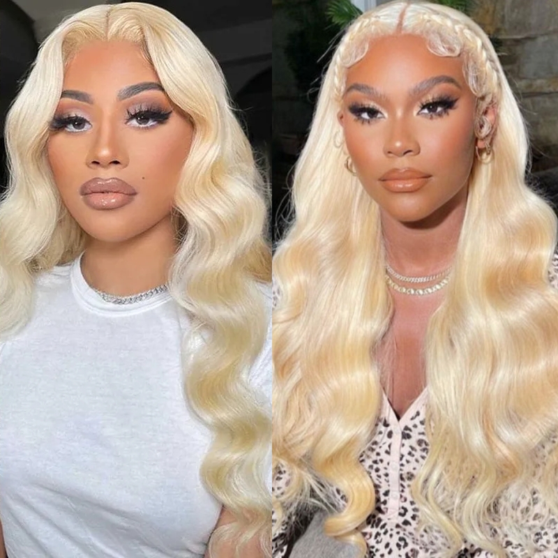 

Nadula 5x5 HD Lace Closure Wig 613 Blonde Body Wave HD Lace Frontal Wig Pre-plucked 13x4 Colored Human Hair Wigs