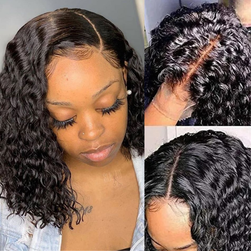 

Nadula 4C Yaki Short Curl Loose Wave Bob Wig Natural Looking