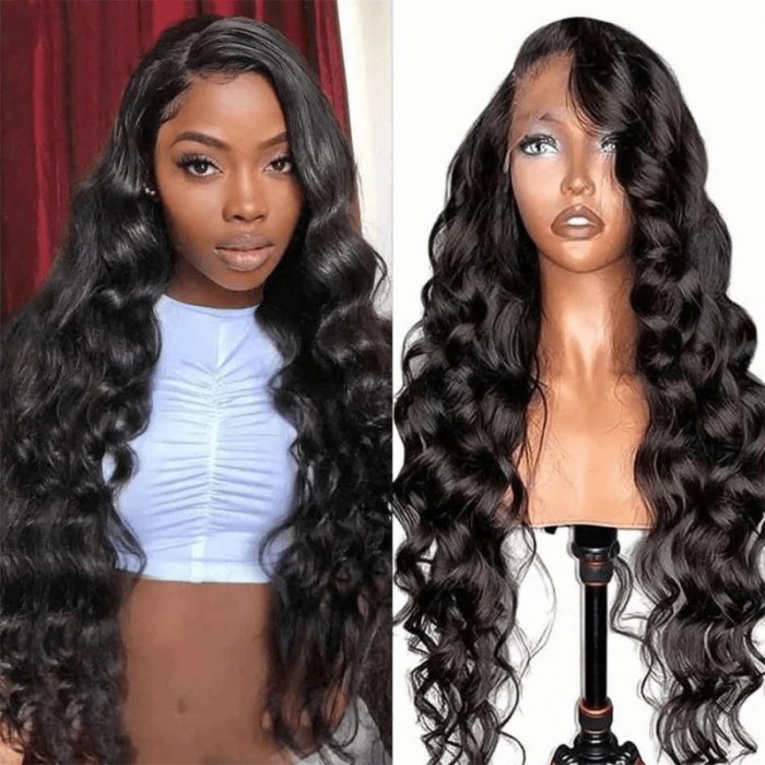 Nadula 5*5 HD Lace Closure Human Hair Wigs 200% Density Glueless Body Wave Wig With Pre Plucked