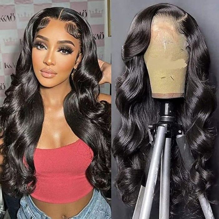 Nadula Flash Deal 13x4 Lace Front Human Hair Wigs Pre Plucked Body Wave Wigs Natural Density Wigs