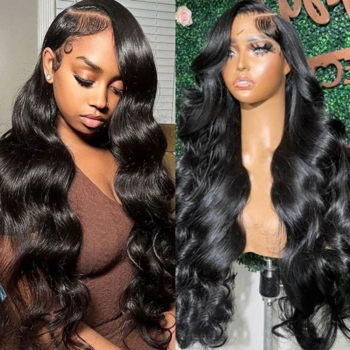 Nadula Body Wave Human Hair Wigs Lace Frontal Pre Plucked Wigs Affordable Wigs
