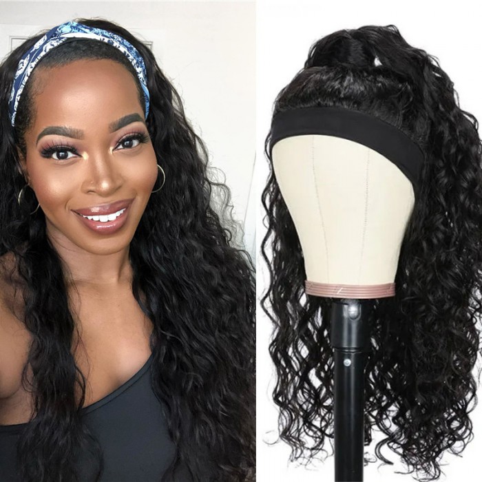 Nadula Cheap And Fashion Half Wig With Headband 100 Virgin Hair Long