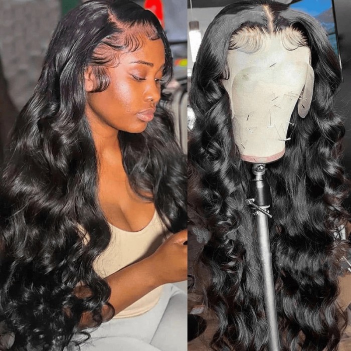 Nadula Body Wave HD Lace Front Wig 250% High Density 13*4 Swiss Lace Pre Plucked With Baby Hair Glueless Wig
