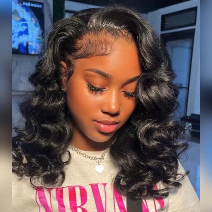 Nadula Loose Wave Big Curl 13x4 Lace Front Hairstylist Pre Plucked Wig