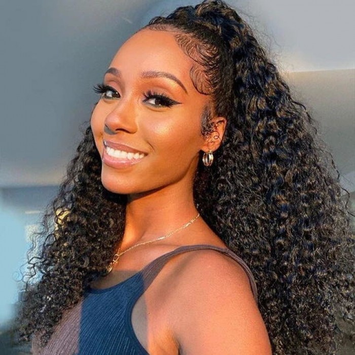 Nadula Jerry Curly 6x4.5 Pre-cut Lace Wear and Go Wigs With Baby Hair Pre Plucked
