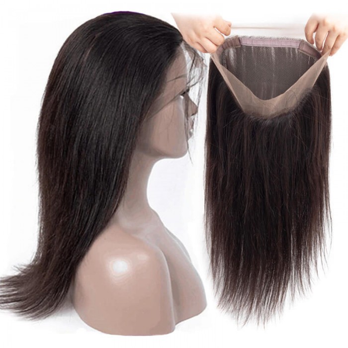 Nadula 360 Lace Frontal Closure Straight Unprocessed Virgin Human Hair Lace Frontal