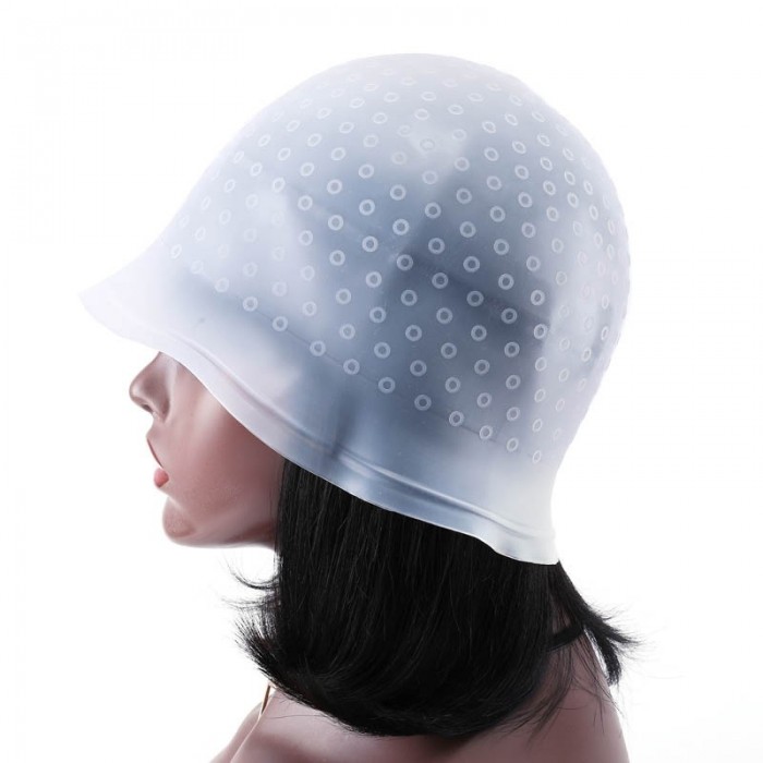 Nadula Silicone Reusable Highlight Hair Cap Salon Hair Coloring Dye Cap