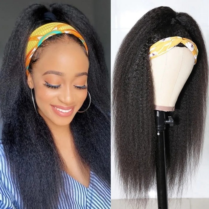 Nadula Whatsapp Flash Deal Kinky Straight Human Hair Wig Wand Curls Wig Glueless Wig