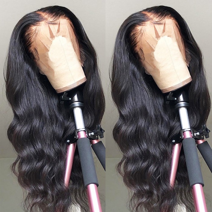 Nadula 13*4 Lace Front Human Hair Wigs With Baby Hair 130% Density Wigs 18 Inch Sample Wig Can't Be Changed Or Returned