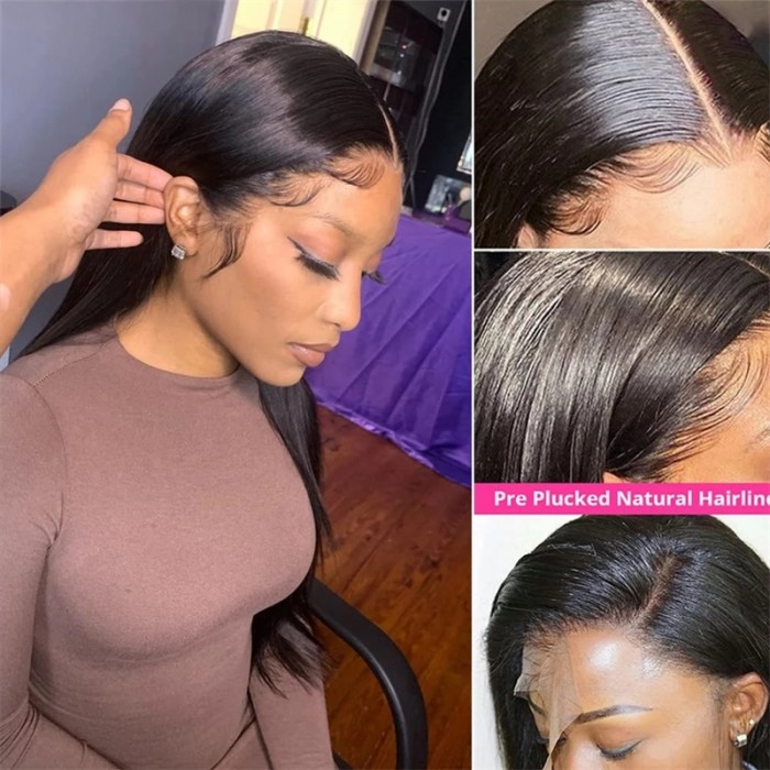 Nadula Silky Straight 360 Lace Wig 180% Density 100% Human Hair Wig