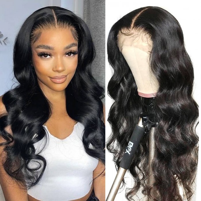 Nadula Whatsapp Flash Sale T Part Lace Wig Human Hair Wigs Body Wave Hand Tied Lace Wigs Pre-Plucked Natural Hairline