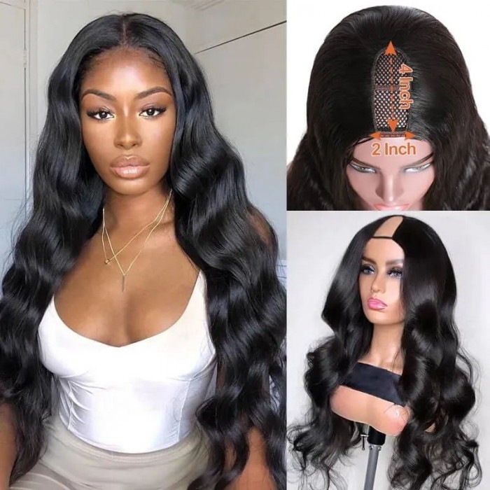 Nadula Flash Sale 22 Inch Glueless Body Wave U Part Wigs Human Hair Wig Beginner Friendly Wig
