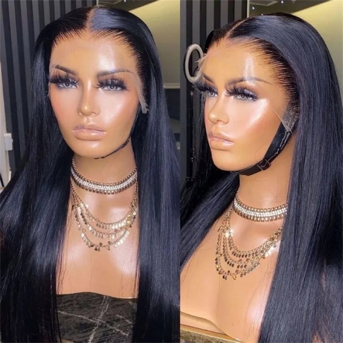 Nadula Straight Hair Lace Front Remy Human Hair Pre Pluck Wigs High Quality 180% Density Wigs