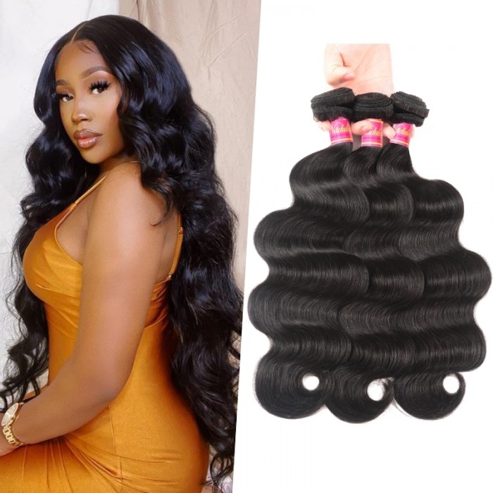Nadula Virgin Peruvian Body Wave Hair 3 Bundles Deals Good Peruvian Virgin Remy Hair Weave