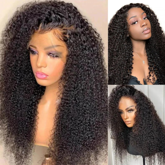 Nadula 13x4 Lace Front Wigs For African American Women Kinky Curly Human Hair Wigs