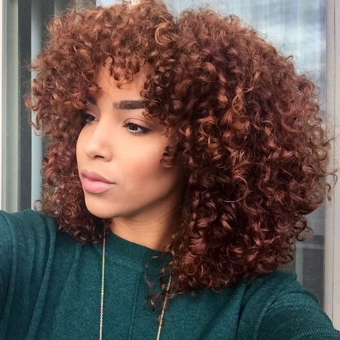 Nadula Curly Wave 4*0.75 Lace Part Wig #33B Red Brown Dark Auburn Color Human Hair Wig