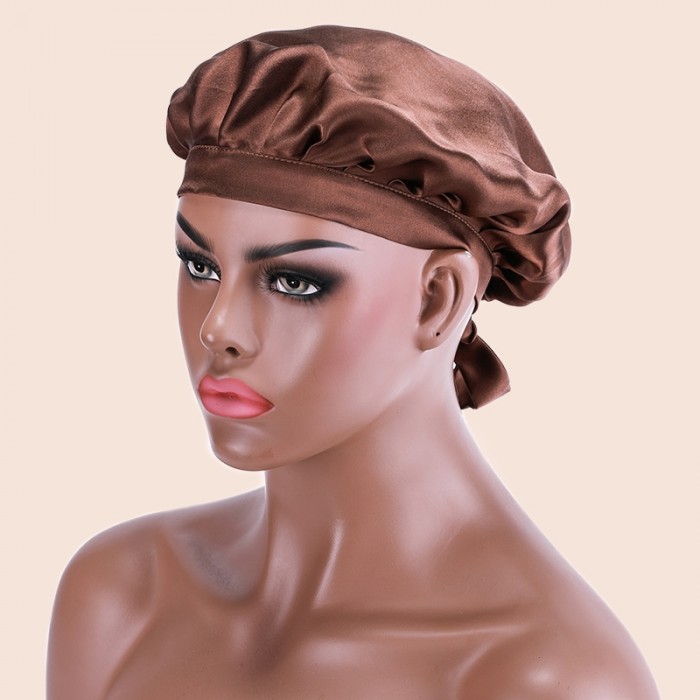 Nadula Silk Night Cap Sleeping Hat Silk Night Cap Protect Hair For Hair For Women 