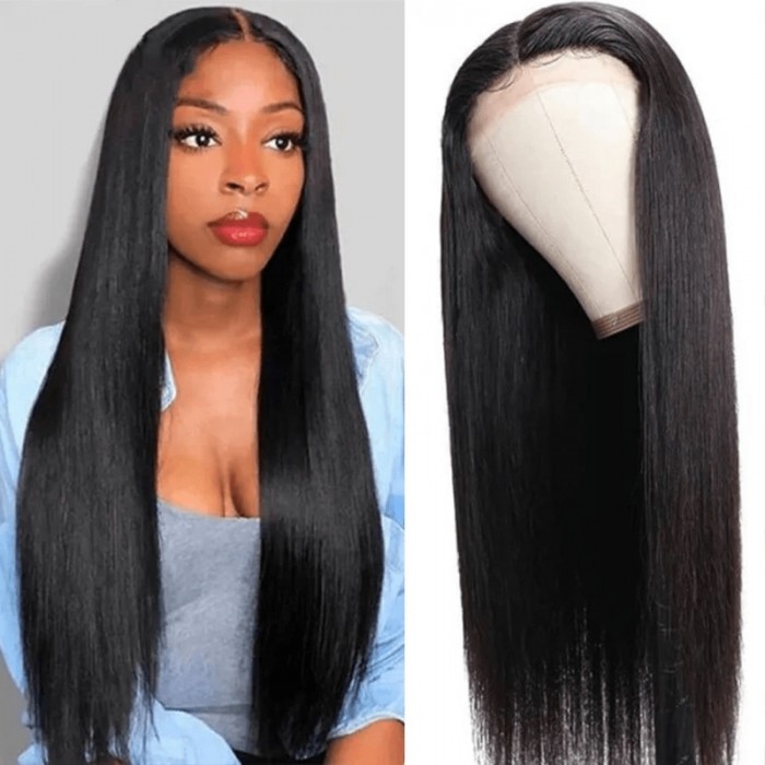 Nadula Straight 13x4 Lace Front HD Lace Wig 200% Density Glueless Wig With Baby Hair and Natural Hairline Swiss HD Lace Match All Skin