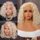 Nadula 613 Lace Frontal Wig 13X4 Water Wave Blonde Wig Lace Front Human Hair Wigs Pre-plucked with Natural Hairline