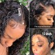 Image of Nadula 150% Density Jerry Curly 13x4 HD Lace Front Wigs 100% Curly Human Hair Wigs With Pre Plucked Hairline