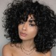 Nadula Whatsapp Flash Deal Bouncy Curls Short Human Hair Wigs With Bangs Glueless Short Pix Cut Wigs For Black Women