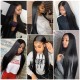 Image of Nadula Best HD Lace Closure With 3 Bundle Soft Straight Hair Bundles Realistic Hairline