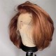 Nadula Whatsapp Flash Deal Straight Short Bob Red Brown Wig #33 Dark Auburn Color 13X5X0.5 Lace Front Middle Part Wig Pre Plucked