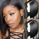 Image of Nadula Straight Short Bob Wig Lace Frontal 150% Density Wig Pre Plucked 100% Human Hair Super Soft