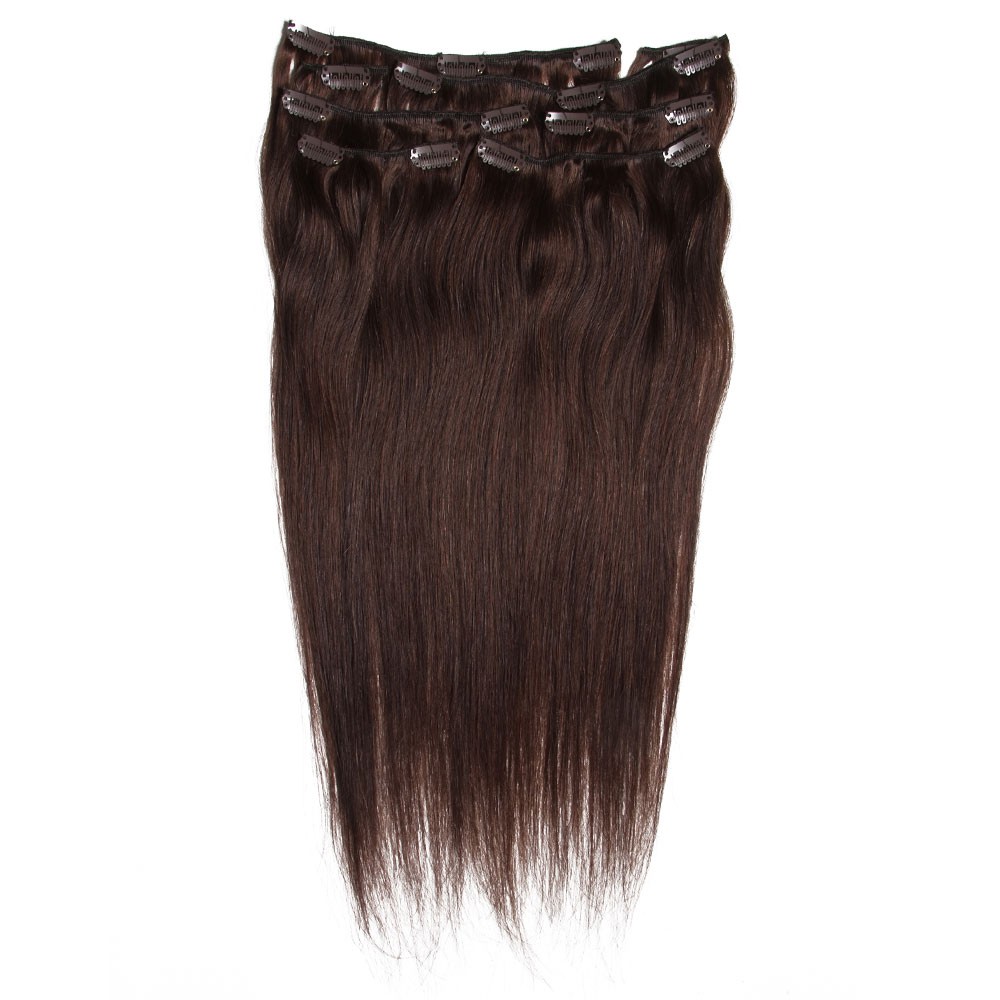Nadula 100 Virgin Clip In Peruvian Human Hair Extensions Full Head Nadula