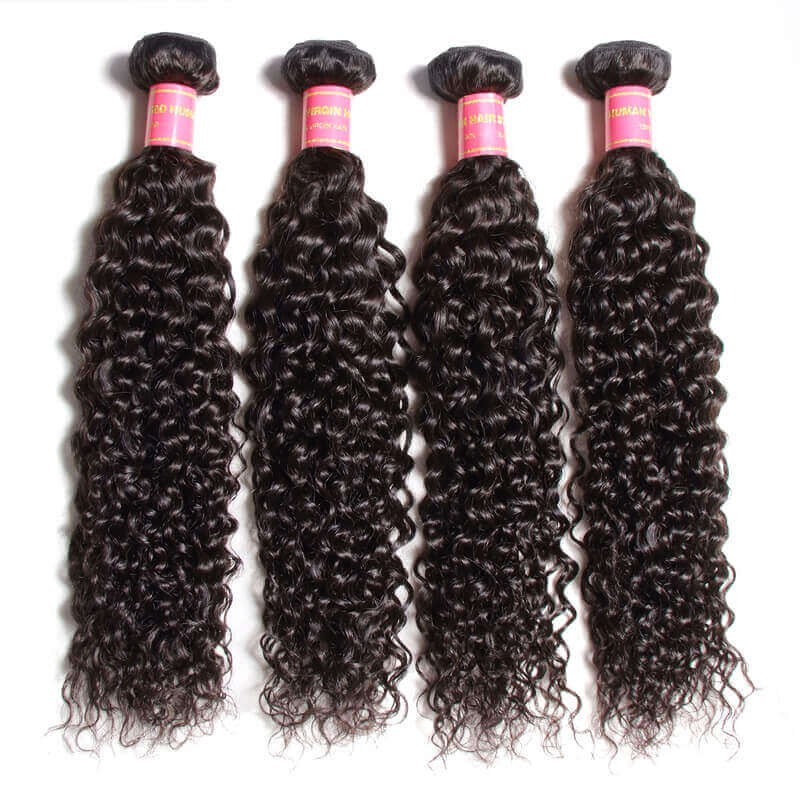 Nadula 4 Bundles Cheap Peruvian Curly Virgin Hair Weave ...