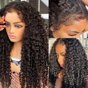 Nadula AlwaysAmeera Same Jerry Curly Wave Lace Frontal Curly Edge Affordable Wig