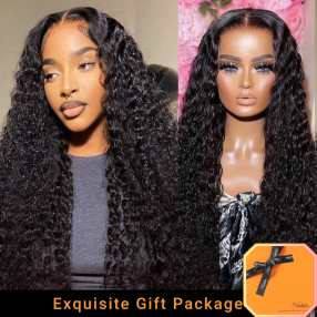 Nadula Glueless 5*5 HD Lace Closure Curly Wig High Density Human Hair HD Wig Undetectable Lace