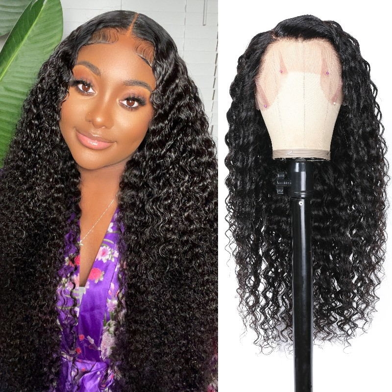 

Nadula 13x4 Lace Frontal Deep Wave Human Hair Wigs With Baby Hair Price 150% Density Virgin Hair Wig