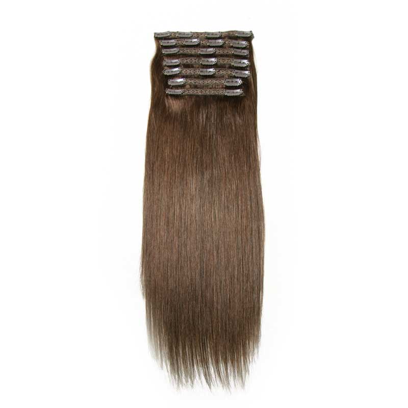 

Nadula #2 Dark Brown Clip In Hair Extensions Clip In Natural Hair Extensions