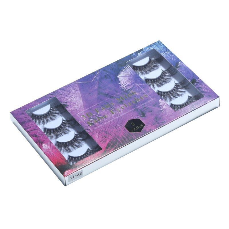 

Nadula 3D Mink Lashes 8 Pairs Per Box Natural and Volume Makeup Eyelashes Only For US