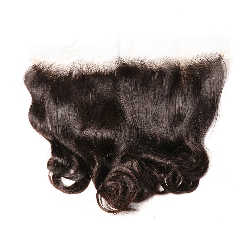 

Nadula Good Quality 13x4 Ear To Ear Loose Wave Lace Frontal Closure Soft Natural Virgin Hair