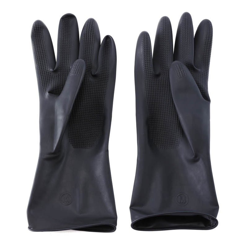 

Nadula 1 Pair Black Reusable Salon Accessories Hair Dye Gloves