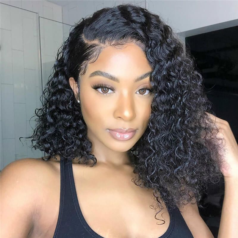Nadula Flash Sale Glueless 5*5 HD Lace Closure Short Bob Water Wa