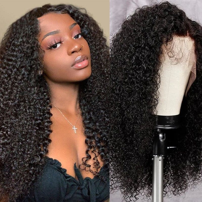 

Nadula Kinky Curly Lace Front Human Hair Wigs 100% Human Hair Wig