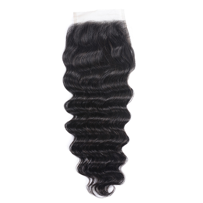 

Nadula Loose Deep Virgin Hair 4*4 Lace Closure Free Part 10in-20in Closure High Quality